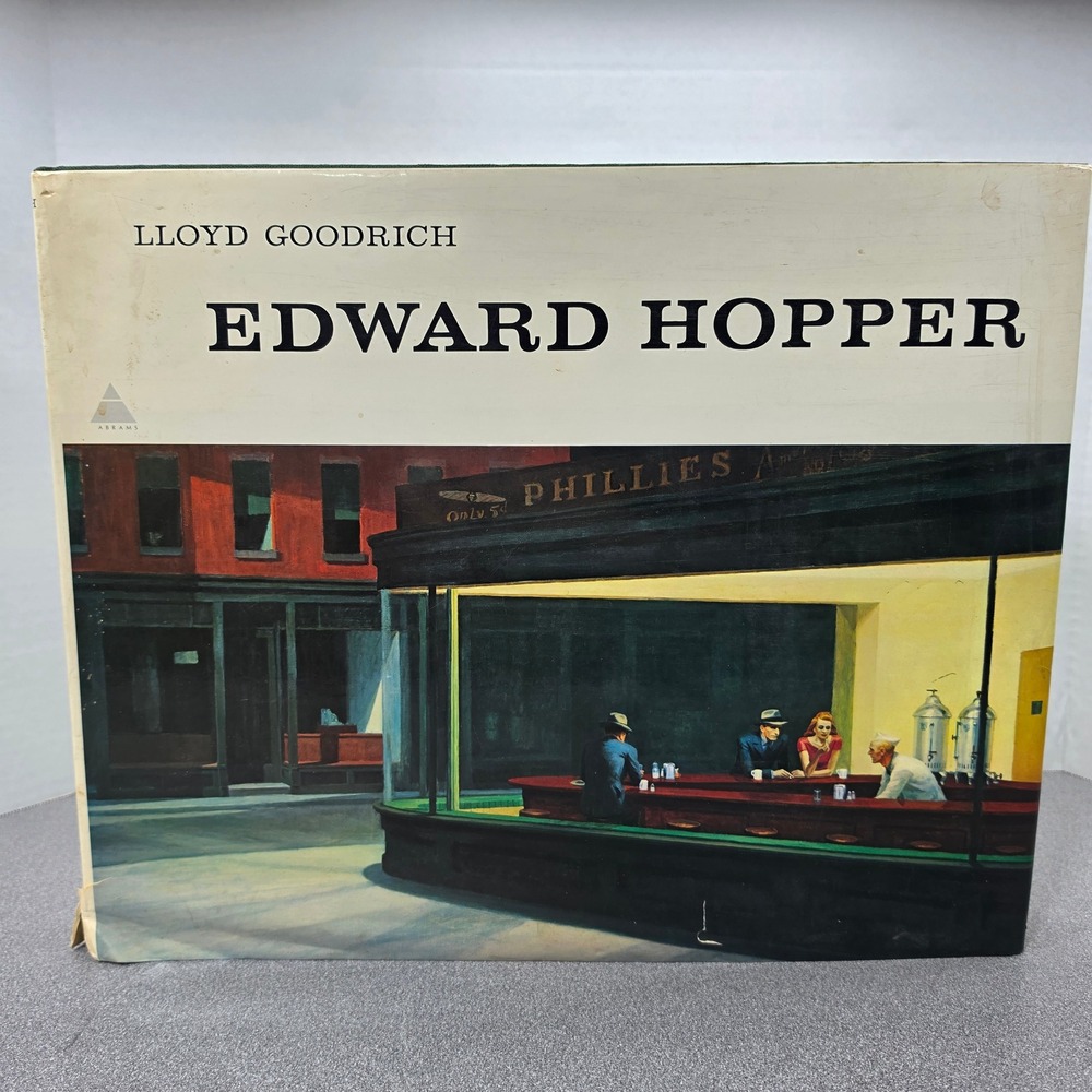Abrams Edward Hopper Art Book Lloyd Goodrich Oversized Hardcover